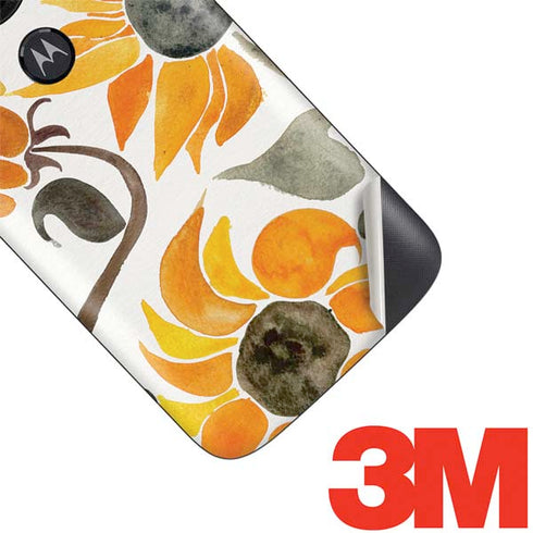 Cat Coq Yellow Sunflower Moto E5 Play Skin